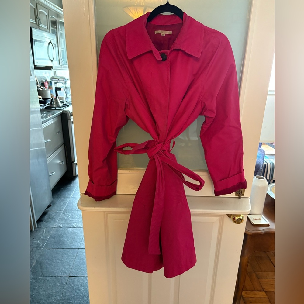 GAP Pink Trench Coat Classic Design with Belt